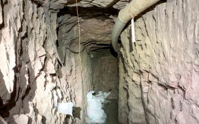 Hallan mega túnel ilegal en frontera entre México y EU