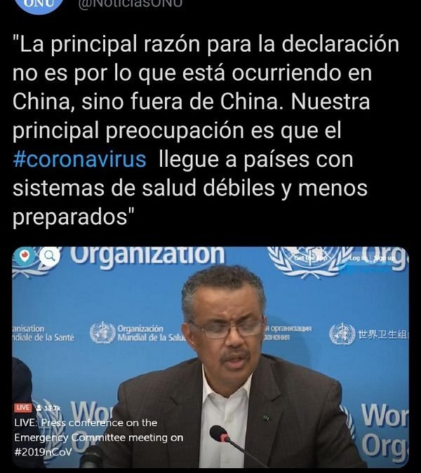 YA HAY ALERTA MUNDIAL