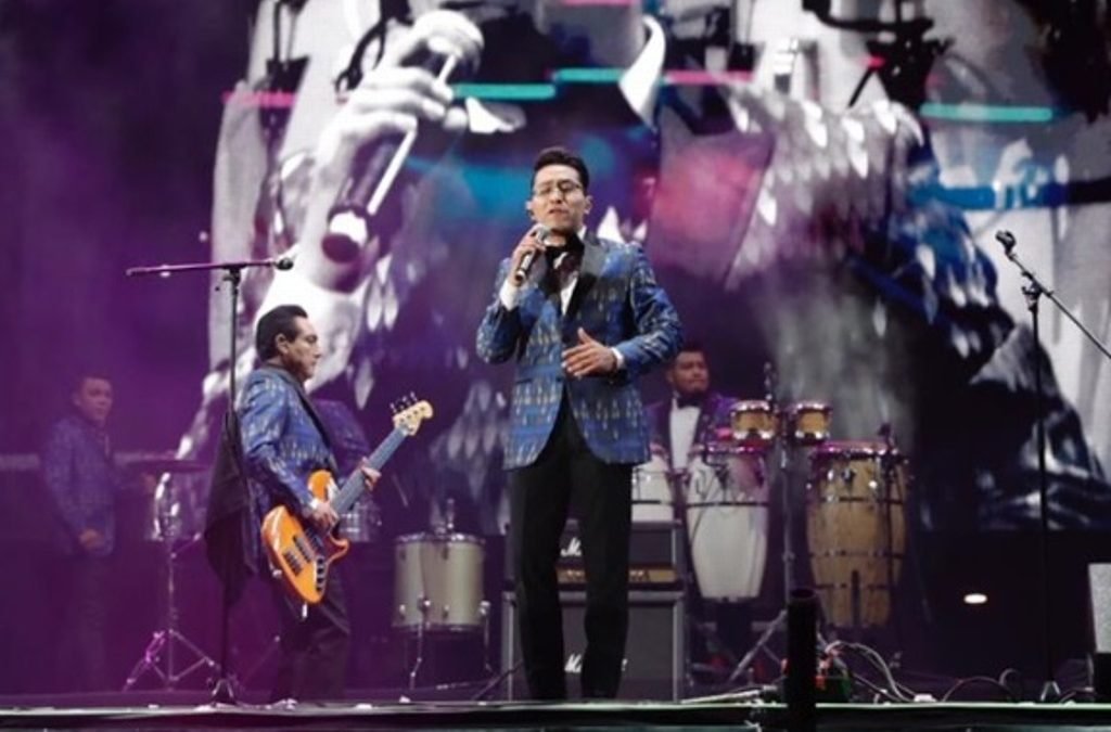 Los Ángeles Azules hicieron bailar a 180 mil asistentes en Año Nuevo