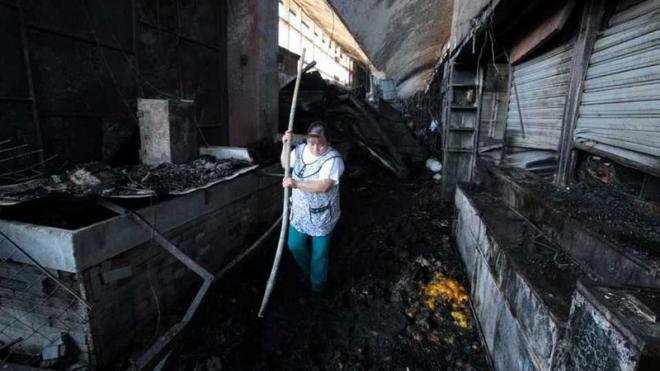 Recibirán 15 mil pesos afectados por incendio en el mercado de La Merced