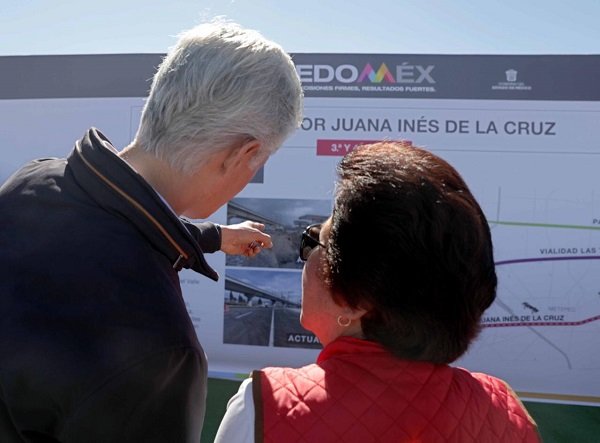 ENTREGA  AMPLIACIÓN DEL BOULEVARD SOR JUANA INÉS DE LA CRUZ QUE MEJORA LA CONECTIVIDAD DE 300 MIL HABITANTES DEL VALLE DE TOLUCA