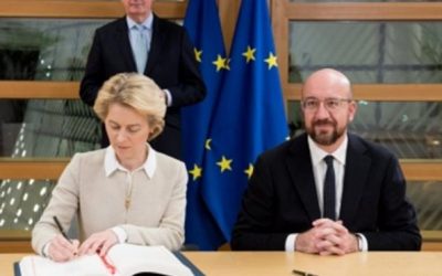 El Consejo Europeo y la Comisión Europea firman el acuerdo de Brexit