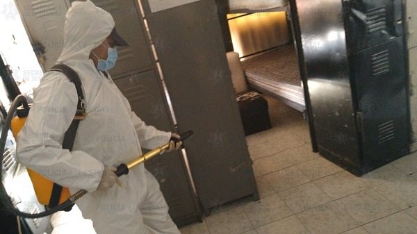 SECRETARÍA DE SEGURIDAD MANTIENE JORNADAS DE SANITIZACIÓN DURANTE LA EMERGENCIA POR COVID-19