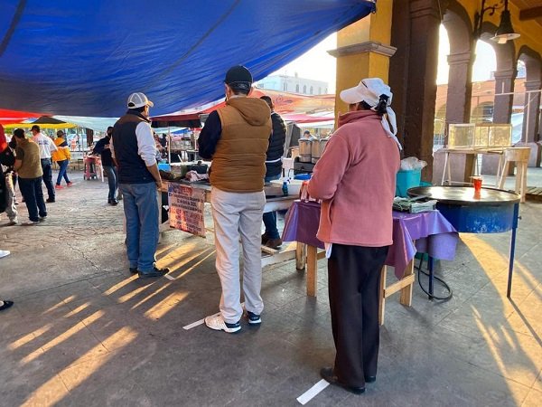 SUPERVISAN TIANGUIS Y COMERCIOS DE EDOMÉX PARA REITERAR RECOMENDACIONES ANTE EMERGENCIA POR COVID-19