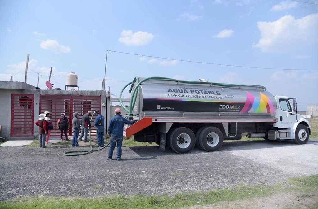 INCREMENTA CAEM A ECATEPEC SUMINISTRO DE AGUA POTABLE CON CAMIONES CISTERNA