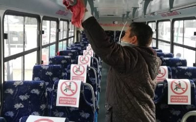 SUMAN 400 OPERATIVOS DE VERIFICACIÓN DE UNIDADES DE TRANSPORTE EN ECATEPEC DURANTE EMERGENCIA SANITARIA