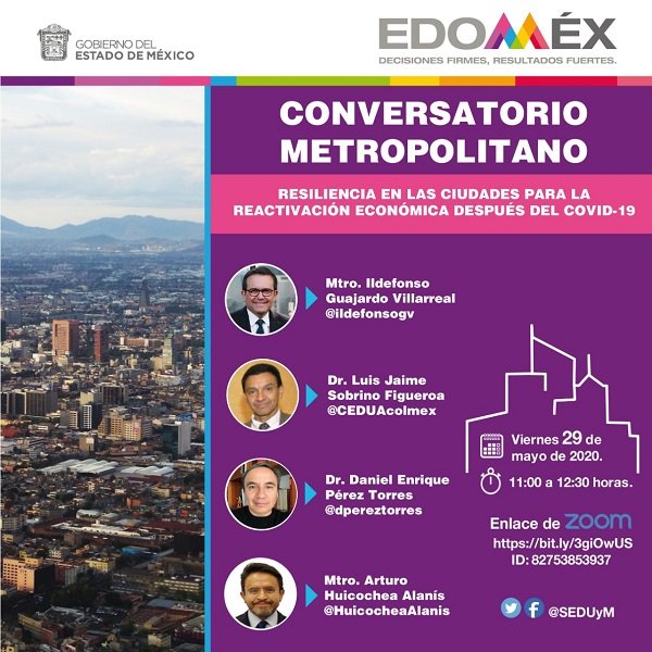 REALIZAN CONVERSATORIO PARA LA REACTIVACIÓN ECONÓMICA DESPUÉS DEL COVID-19 EN EL EDOMEX