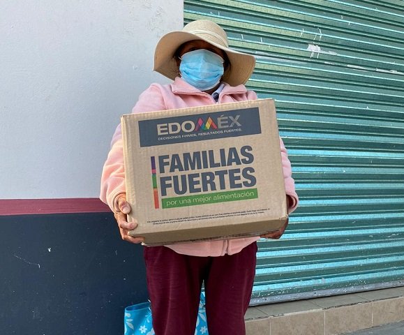 ENTREGA EDOMÉX 75 MIL CANASTAS ALIMENTARIAS EN ZONAS RURALES DE LA ENTIDAD