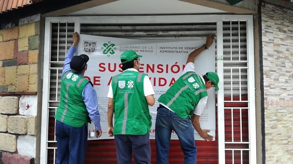 CONTINÚA INVEA CON LAS LABORES DE SUPERVISIÓN A ESTABLECIMIENTOS QUE DEBEN PERMANECER CERRADOS