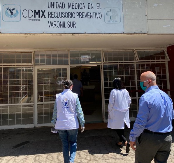 SUPERVISA CENTROS PENITENCIARIOS EN 14 ENTIDADES DE LA REPÚBLICA MEXICANA POR EL VIRUS DEL COVID-19