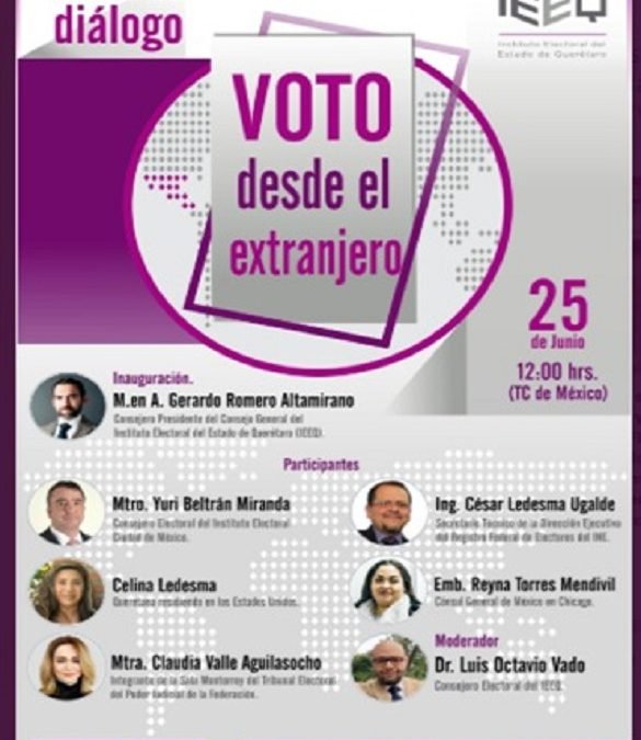 Fundamental el vínculo permanente con la comunidad migrante, para incentivar Voto desde el Extranjero: YGBM