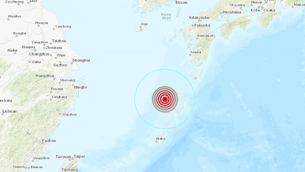Se registra un potente sismo de magnitud 6,7 cerca de las islas Ryukyu