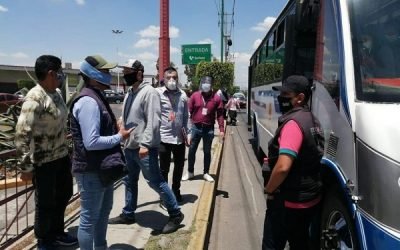 Choferes se hartan; van contra criminales