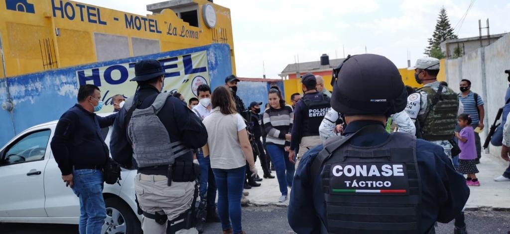 CONASE y autoridades de Tlaxcala realizan operativo de inspección contra la trata