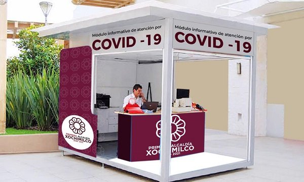 INSTALARÁ XOCHIMILCO MÓDULOS INFORMATIVOS SOBRE COVID-19 EN PUNTOS DE MAYOR CONTAGIO