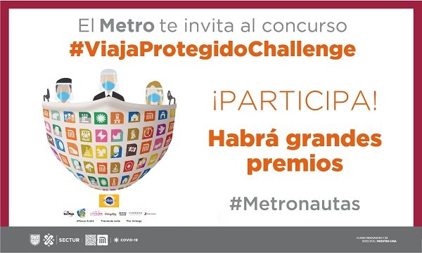 METRO CDMX LANZA EL RETO #VIAJAPROTEGIDOCHALLENGE