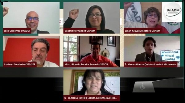 Realiza SEP toma de protesta virtual a mil 450 egresados de la Universidad Abierta y a Distancia de México