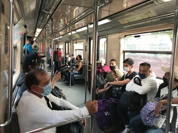 SE MANTIENE LA TENDENCIA DE USUARIOS CON CUBREBOCAS AL INTERIOR  DEL METRO CDMX POR ARRIBA DEL 90%