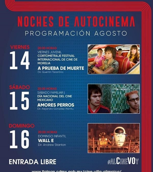 Villa Olímpica abre autocinema gratis ante Nueva Normalidad
