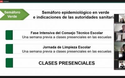 ORIENTAN A TRABAJADORES SOBRE EL RETORNO A LAS ACTIVIDADES ESCOLARES
