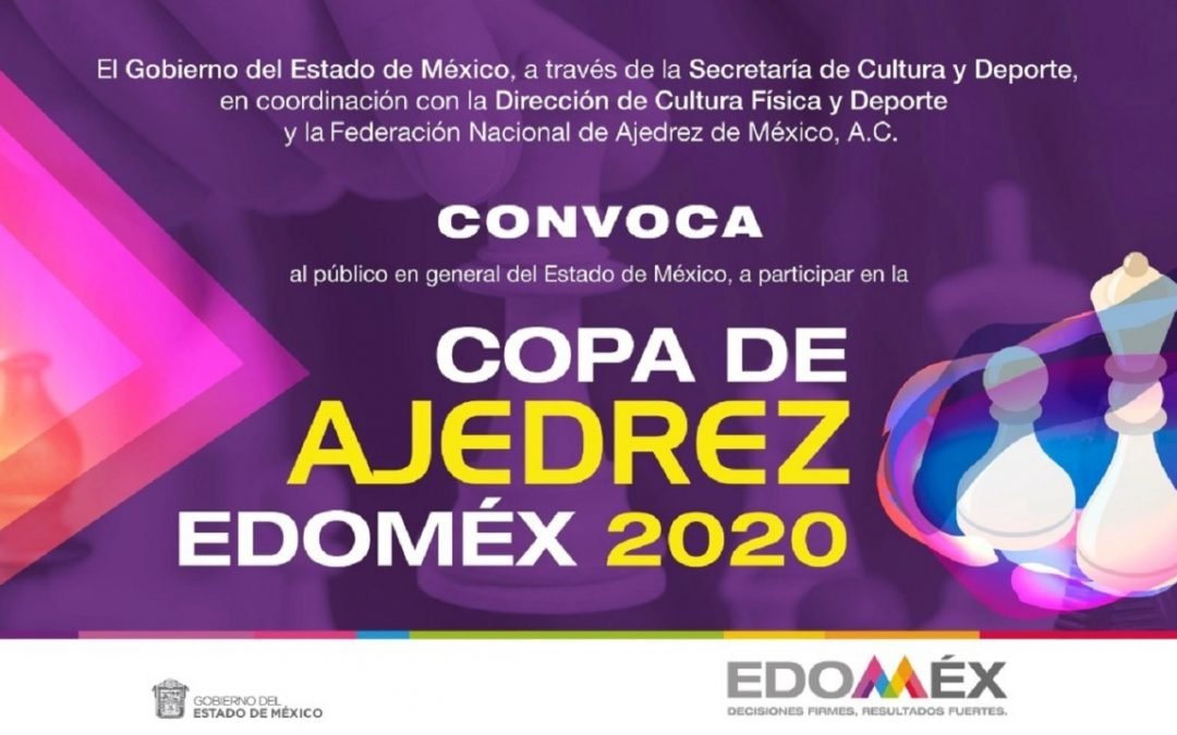 ORGANIZA SECRETARÍA DE CULTURA Y DEPORTE COPA DE AJEDREZ «ESTADO DE MÉXICO 2020″*