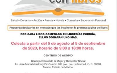 SE REALIZA CAMPAÑA DE DONACIÓN DE LIBROS PARA LAS BIBLIOTECAS EN LOS CENTROS PENITENCIARIOS DEL EDOMÉX