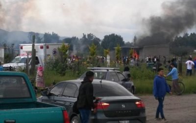 FALLECE UNA PERSONA TRAS EXPLOSIÓN DE PIROTECNIA EN ZUMPANGO