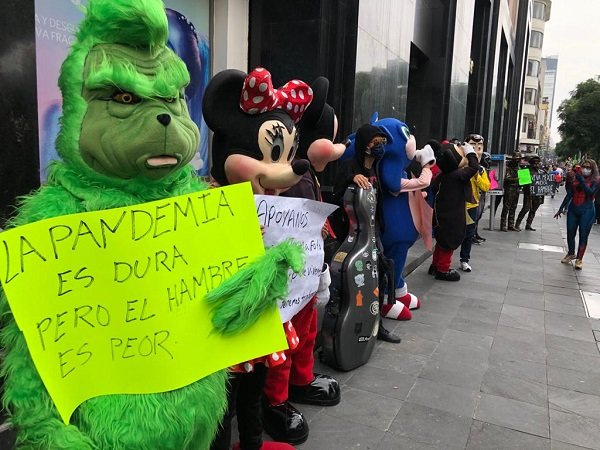 Salen a protestar, y pedir les dejen trabajar