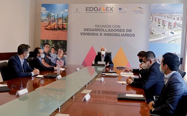 ASEGURA A DESARROLLADORES INMOBILIARIOS QUE EN EL EDOMÉX SE TRABAJA PARA REACTIVAR LA ECONOMÍA