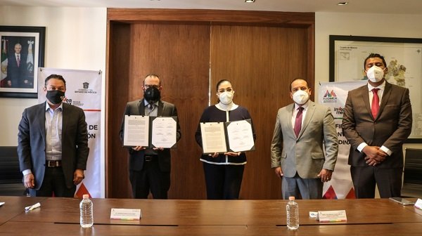 FIRMA EDOMÉX CONVENIO DE COORDINACIÓN CON AYUNTAMIENTOS EN MATERIA DE VERIFICACIÓN
