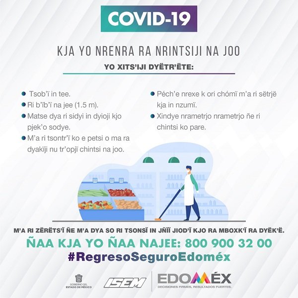 PUBLICA GEM INFORMACIÓN ACERCA DE COVID-19 EN LENGUAS ORIGINARIAS