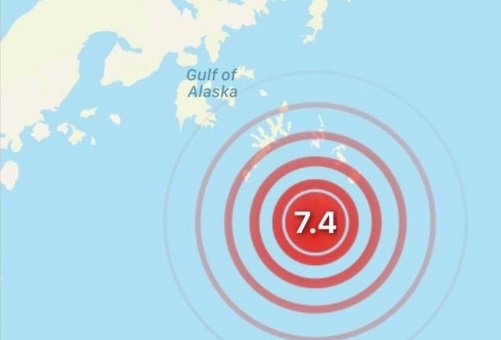Sismo en Alaska de magnitud 7.4; se activa alerta de tsunami