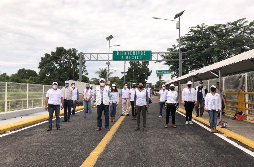 CNDH VIGILA RESPETO A DERECHOS HUMANOS DE CARAVANA MIGRANTE