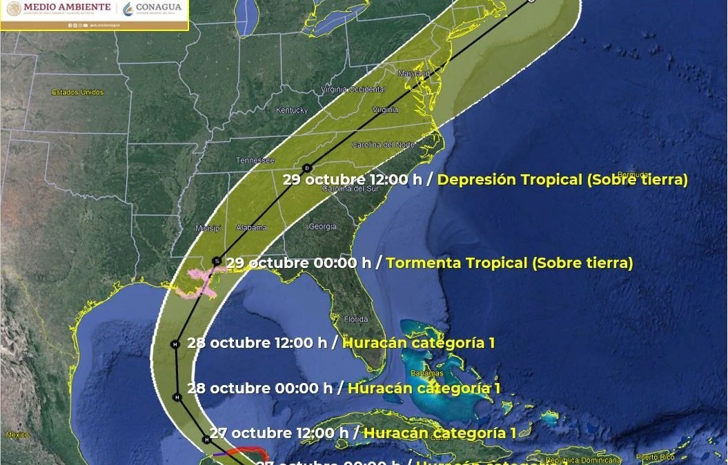 SE ACTIVA ALERTA ROJA PARA SEIS MUNICIPIOS DE QUINTANA ROO POR HURACÁN “ZETA”: CNPC