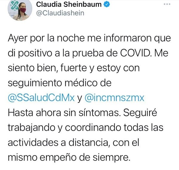 Da positivo a COVID-19