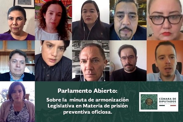 Comisión de Justicia iniciará este martes análisis de minuta sobre prisión preventiva oficiosa