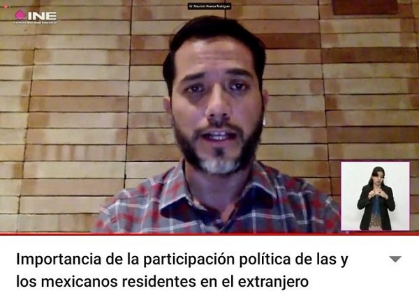 Mauricio Huesca, consejero electoral expone desafíos en elección de Diputación Migrante