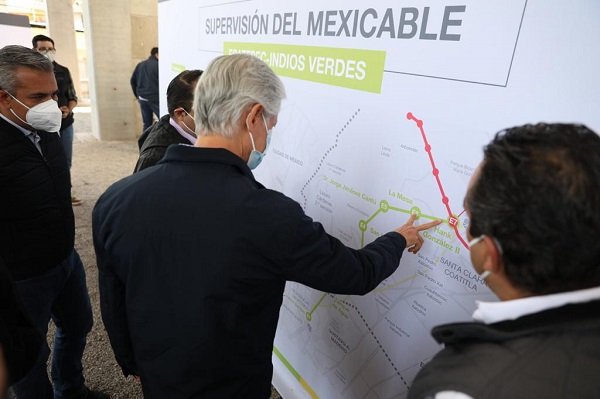 SUPERVISA DEL MAZO CONSTRUCCIÓN DE LA LÍNEA 2 DEL MEXICABLE ECATEPEC-INDIOS VERDES