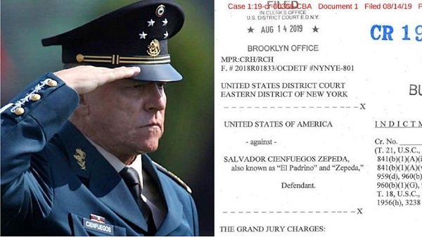 USA retira cargos penales contra el exsecretario Cienfuegos, para que pueda ser investigado y, en su caso, procesado de acuerdo con las leyes mexicanas