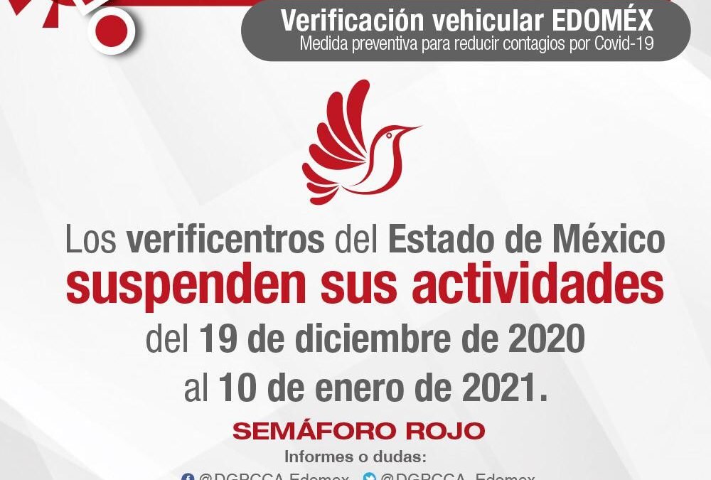VERIFICENTROS ACTIVIDADES EN EDOMÉX