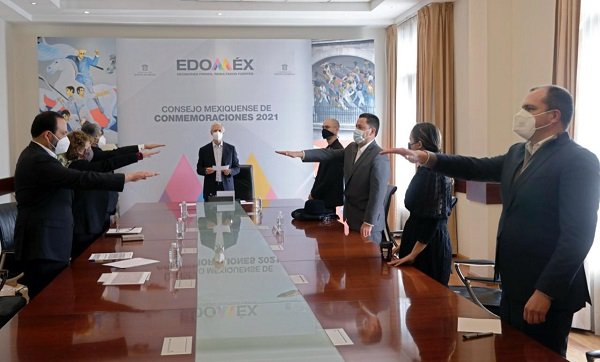 ENCABEZA DEL MAZO INSTALACIÓN DEL CONSEJO MEXIQUENSE DE CONMEMORACIONES 2021