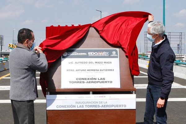 DEL MAZO Y ARTURO HERRERA, INAUGURAN DISTRIBUIDOR CONEXIÓN LAS TORRES-AEROPUERTO