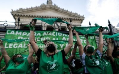 Así reflejaron la legalización del aborto en Argentina