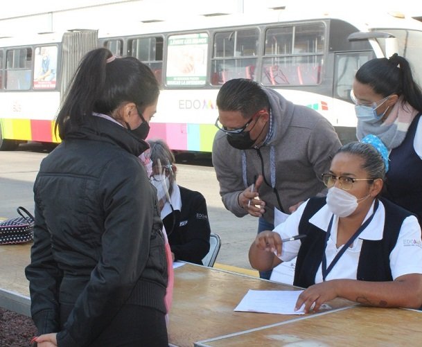 APLICA GEM PRUEBAS RÁPIDAS DE DETECCIÓN DE CORONAVIRUS EN EL MEXIBÚS