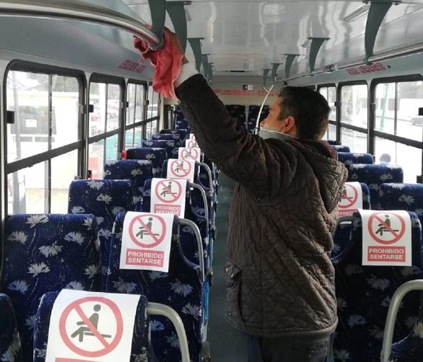 CONTINUAR CON APLICACIÓN DE MEDIDAS SANITARIAS A BORDO DEL TRANSPORTE PÚBLICO, PIDEN AUTORIDADES MEXIQUENSES