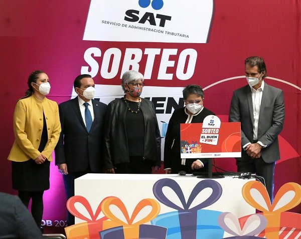 Se realiza el Sorteo El Buen Fin 2020 en el SAT
