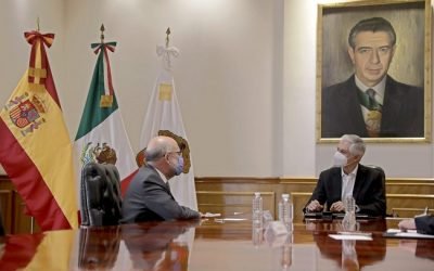 RECIBE DEL MAZO A EMBAJADOR DE ESPAÑA EN MÉXICO PARA FORTALECER RELACIONES DE AMISTAD