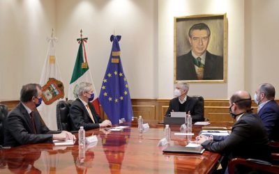 SE REÚNE DEL MAZO CON EMBAJADOR DE LA UNIÓN EUROPEA EN MÉXICO, GAUTIER MIGNOT