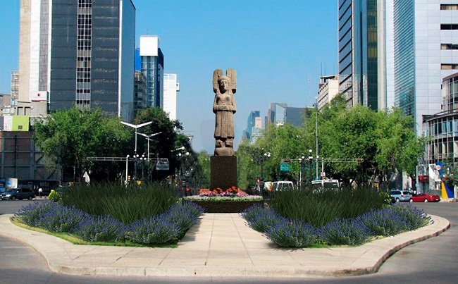 “LA JOVEN DE AMAJAC” SUSTITUIRA EL MONUMENTO DE CRISTOBAL COLÓN EN PASEO DE LA REFORMA