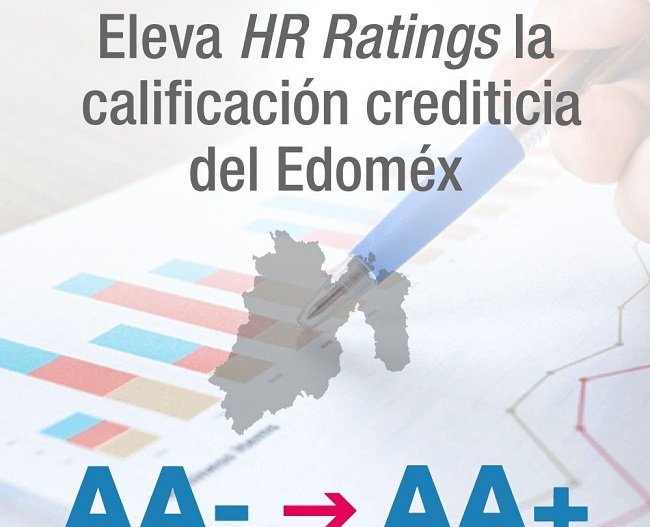 ELEVA HR RATINGS CALIFICACIÓN CREDITICIA DEL EDOMÉX DE “AA-” a “AA+”